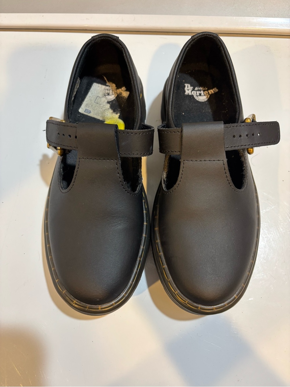 Dr. Martens Black Mary Jane Strap Dress Shoes